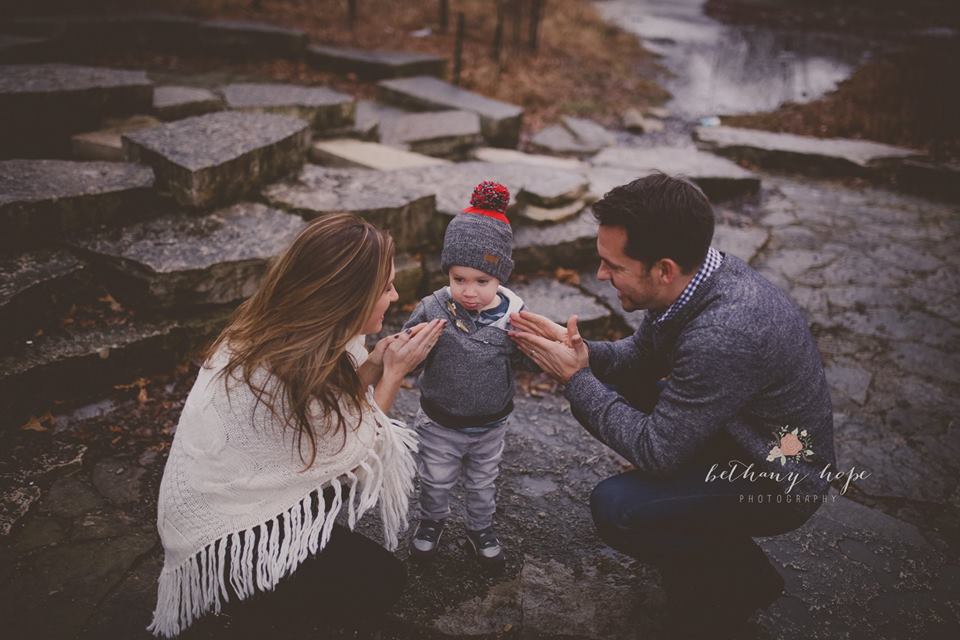 When you live in Chicago, every photo session comes with a mandatory hand-warming break.