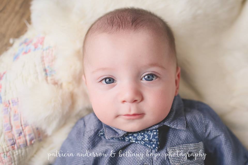 Mr. Theo :) He showed up rocking this sweet bowtie for the Spring Minis!!