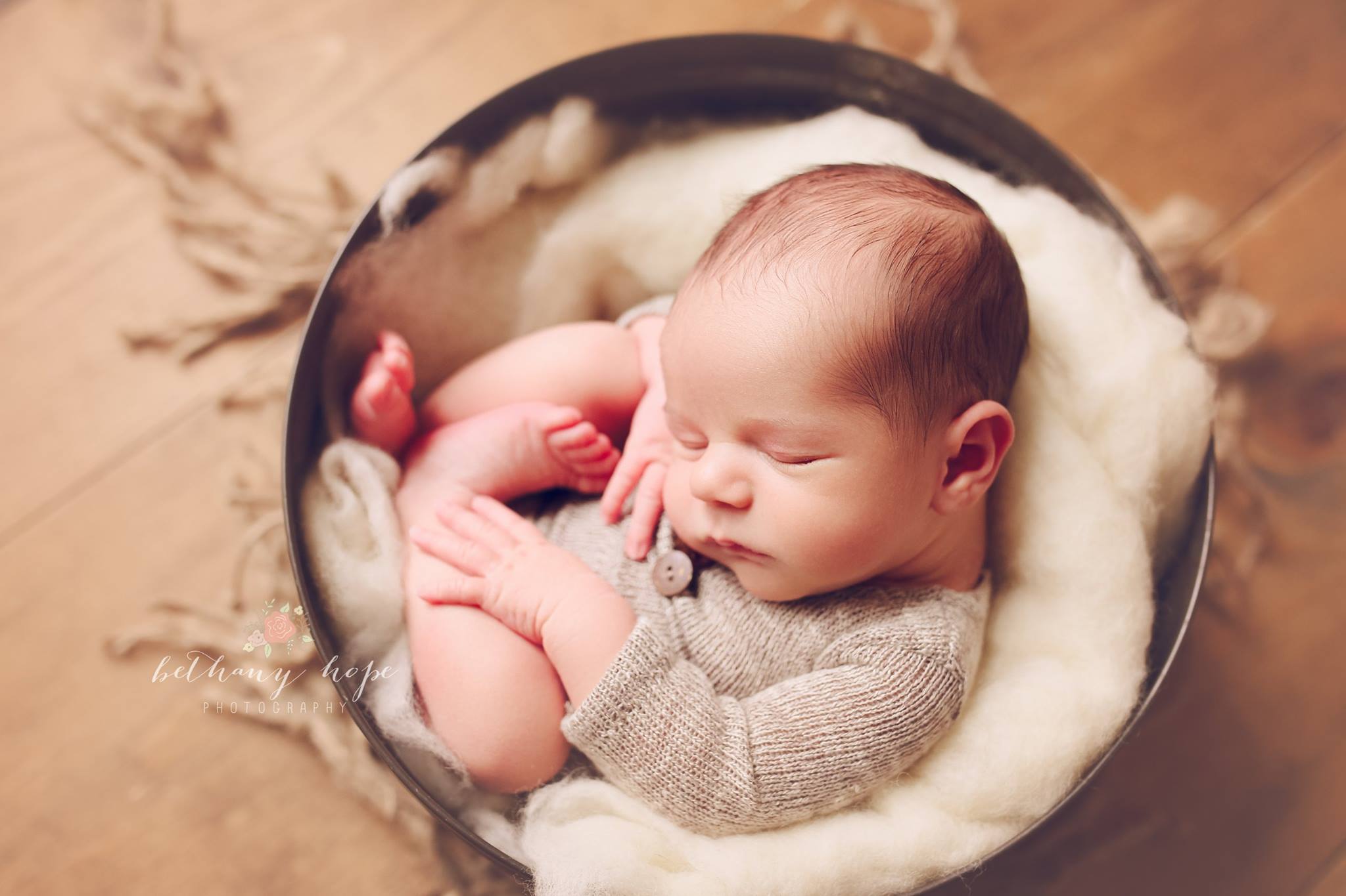 aaaand Daniel -- 7 days new Honestly, he rocked his session today. LOTS of set ups! One of the curliest babies I've had in a while