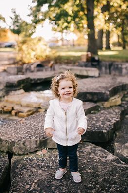 This big girl :) And can we talk about those CURLS?! 