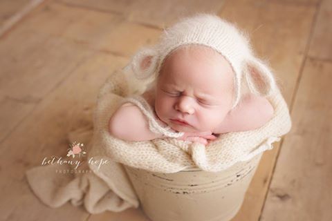 little lamb <3 obsessed with this new bonnet omgggg