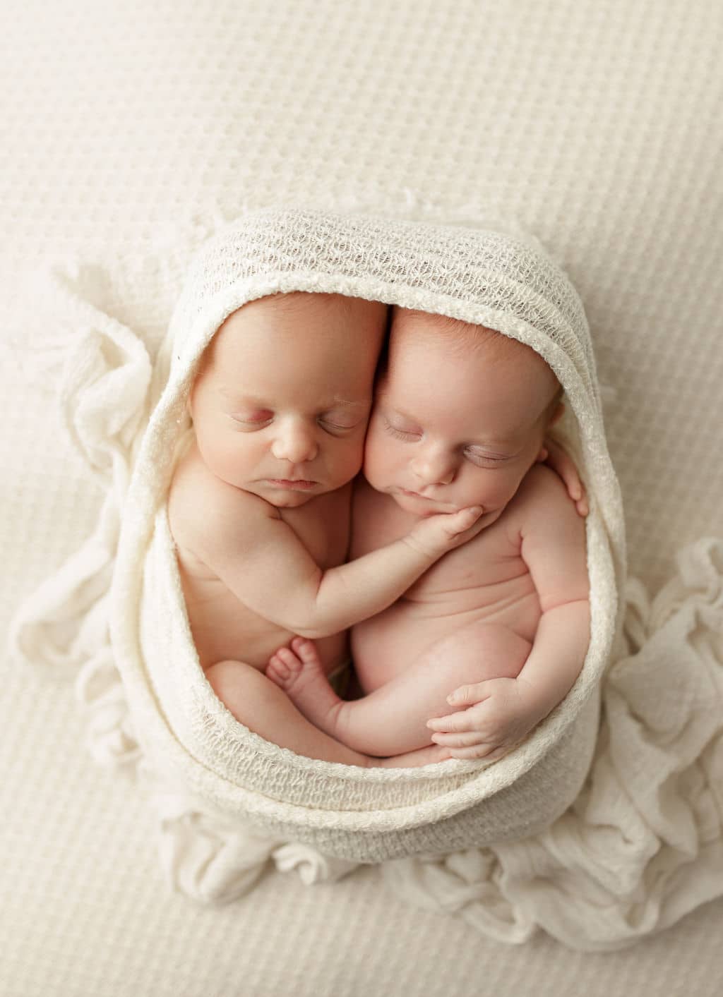 Chicago newborn session, twins