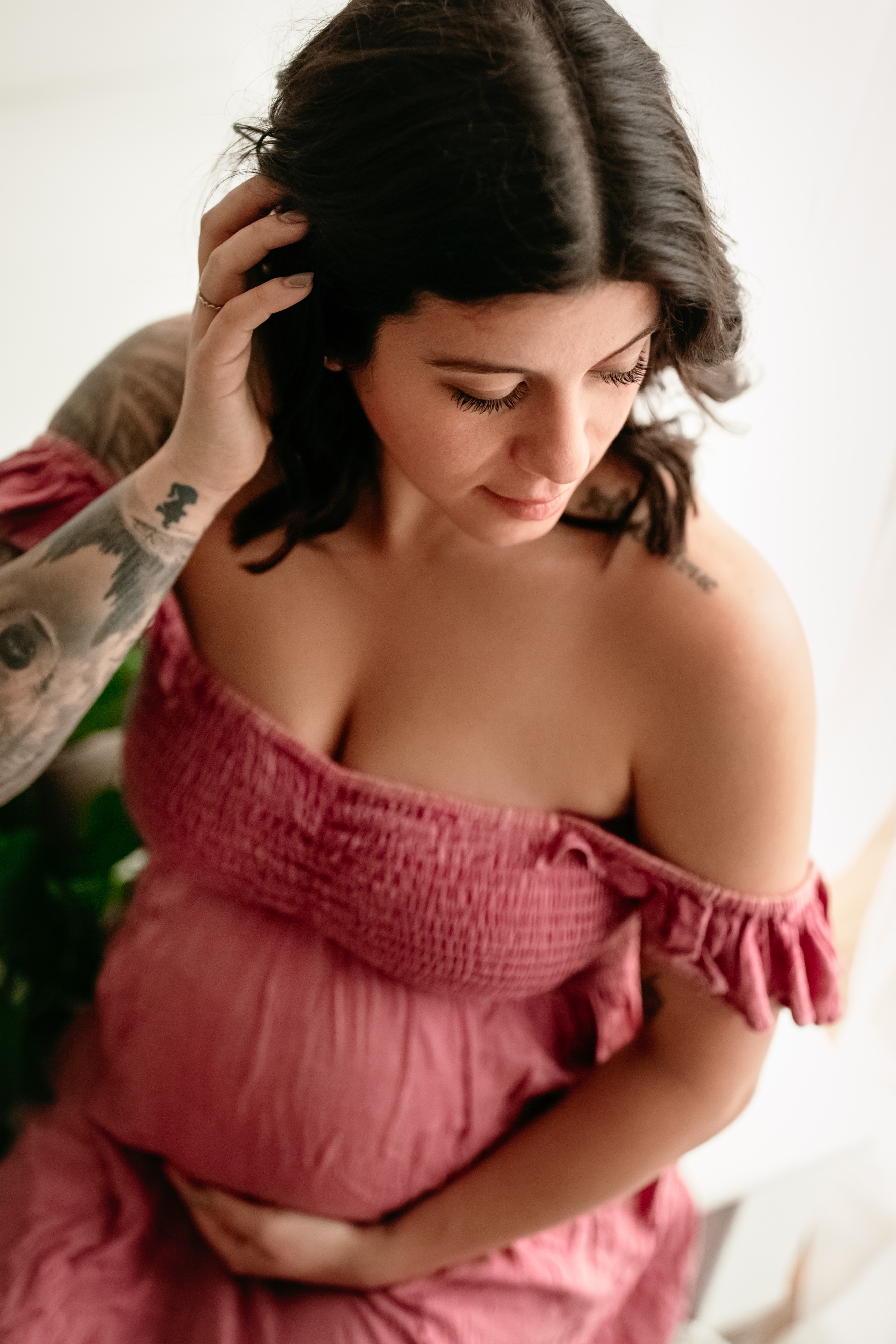 indoor maternity session Chicago