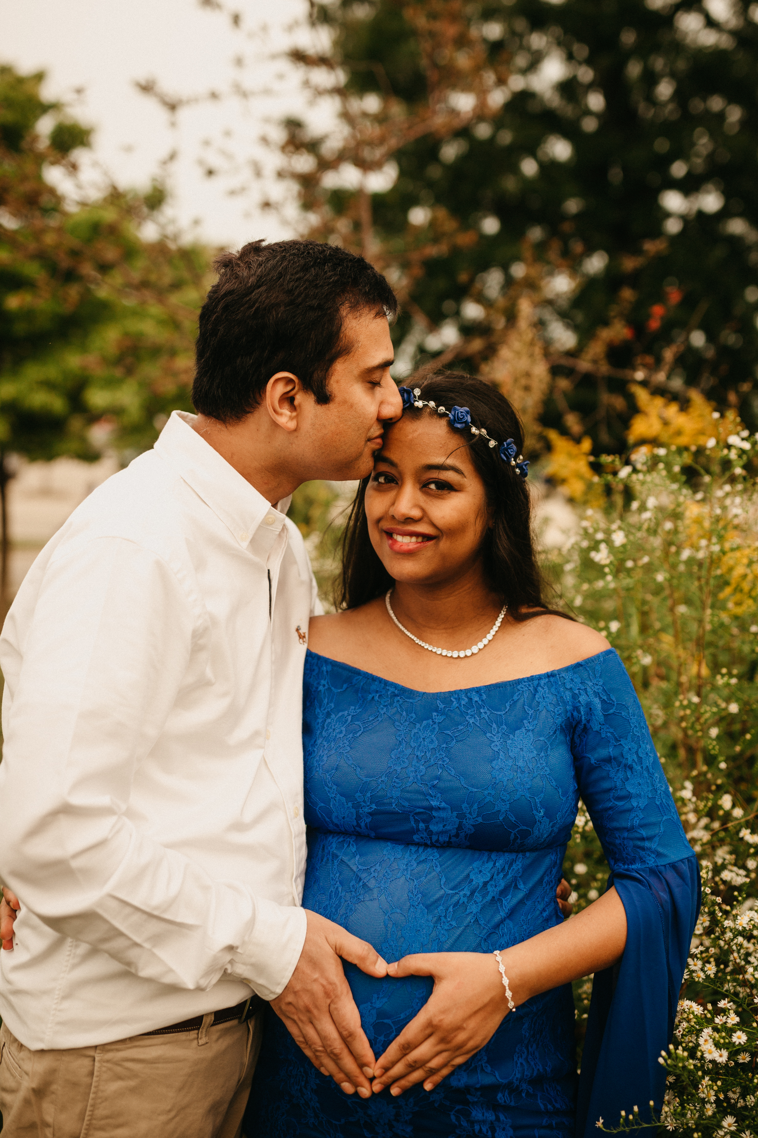 Chicago maternity couples session