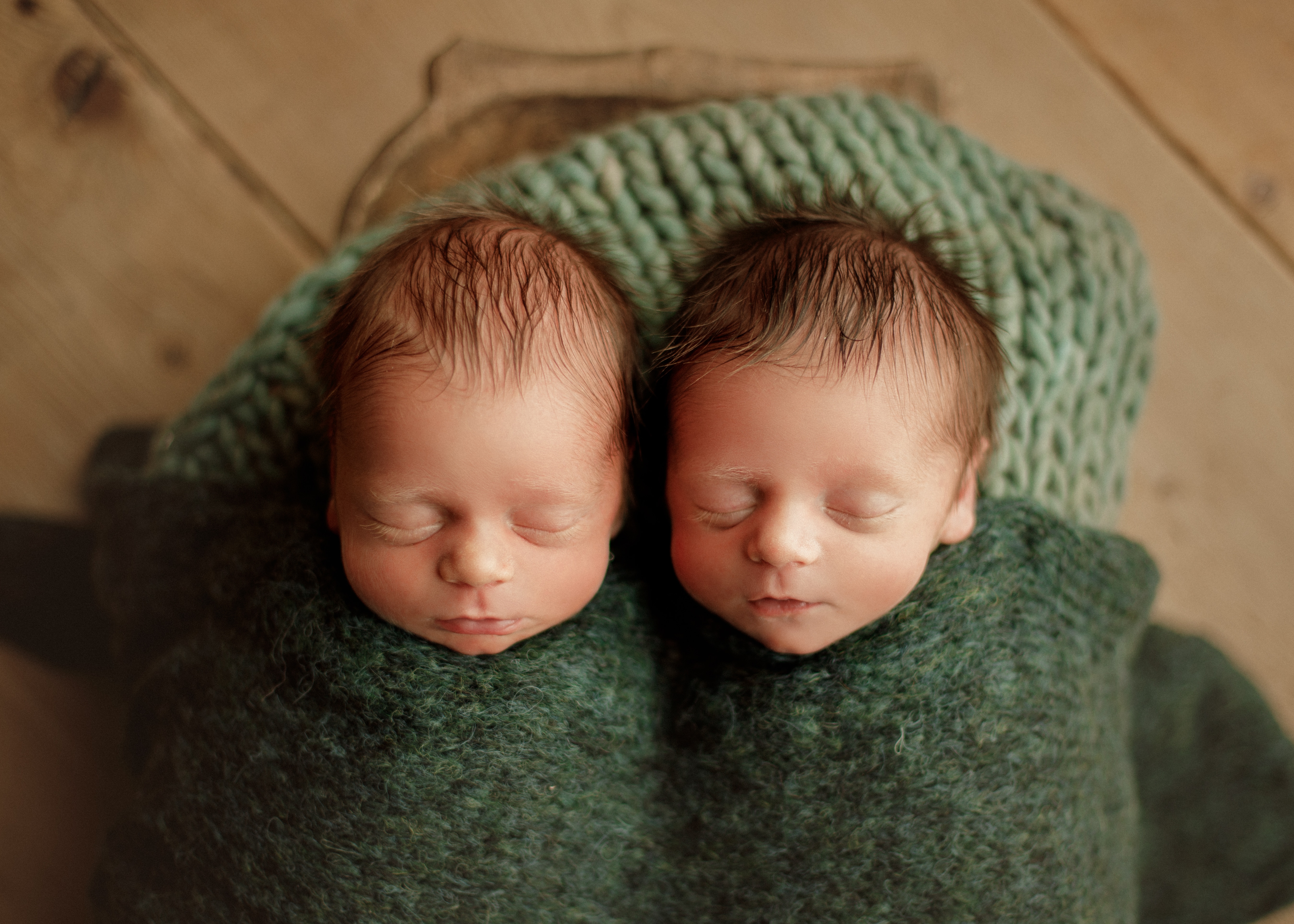 twins newborn photography Chicagoland