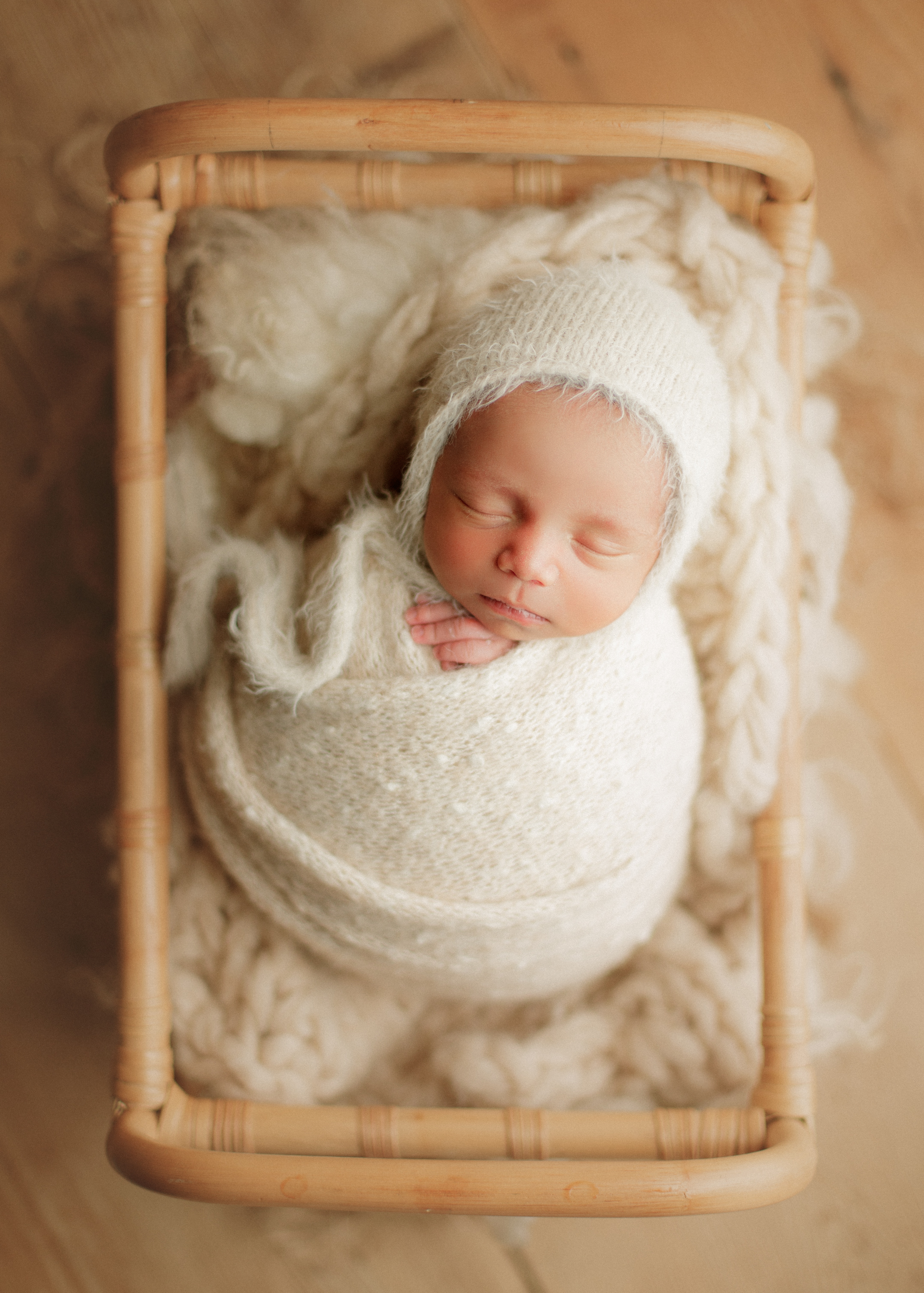 newborn baby in Chicago studio