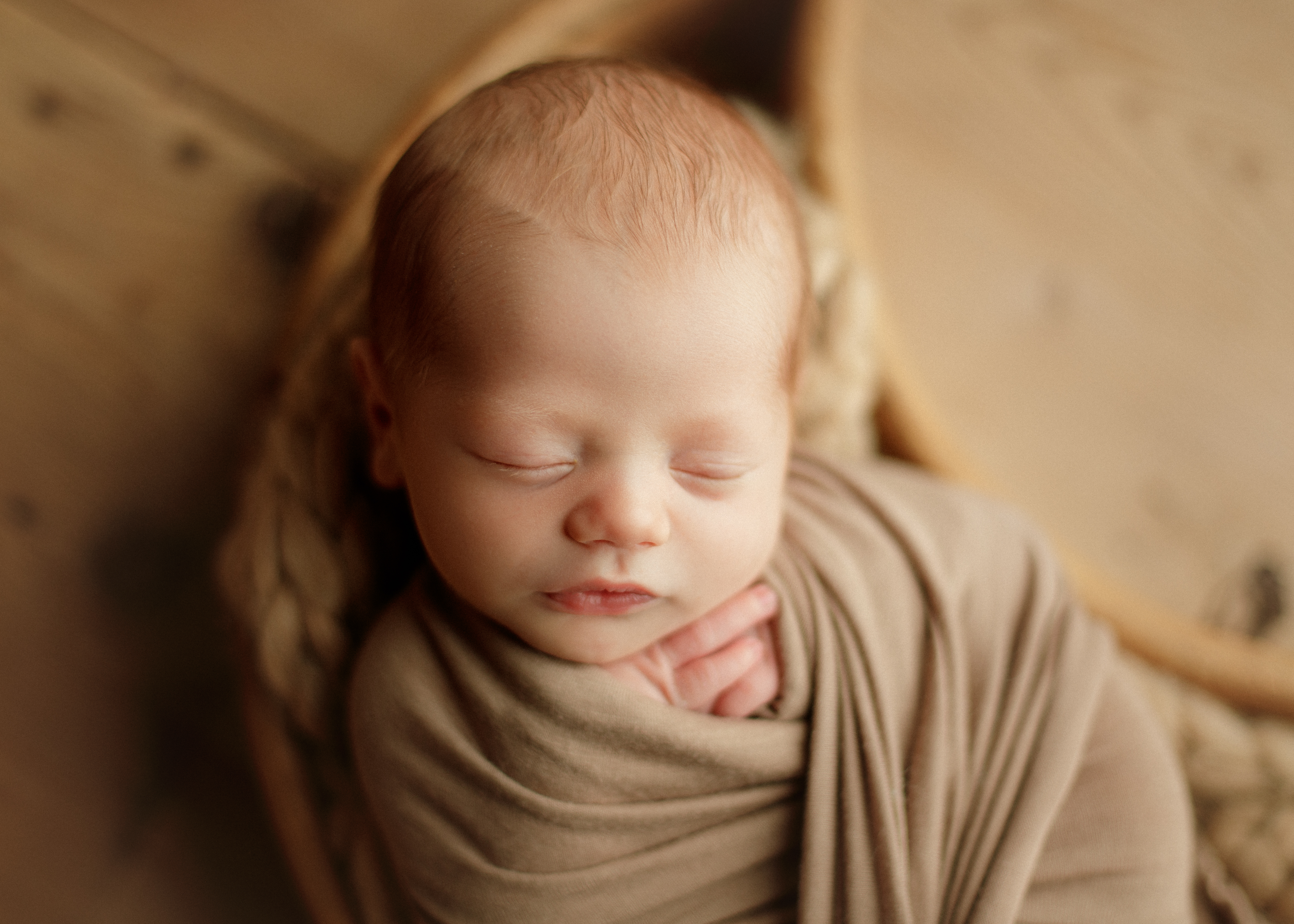 newborn baby boy at photo shoot Chicago