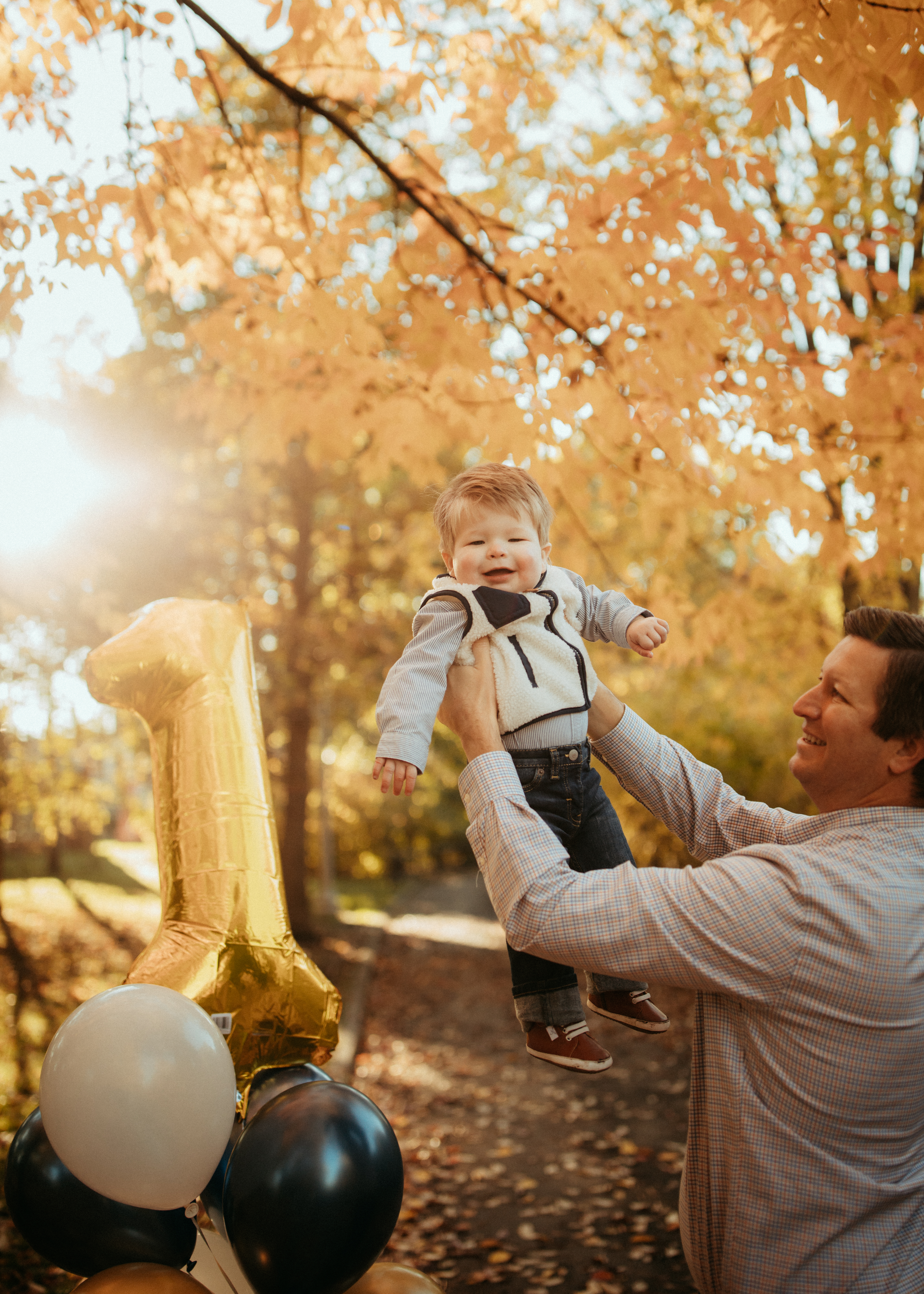 first birthday photo shoot outdoors Chicago