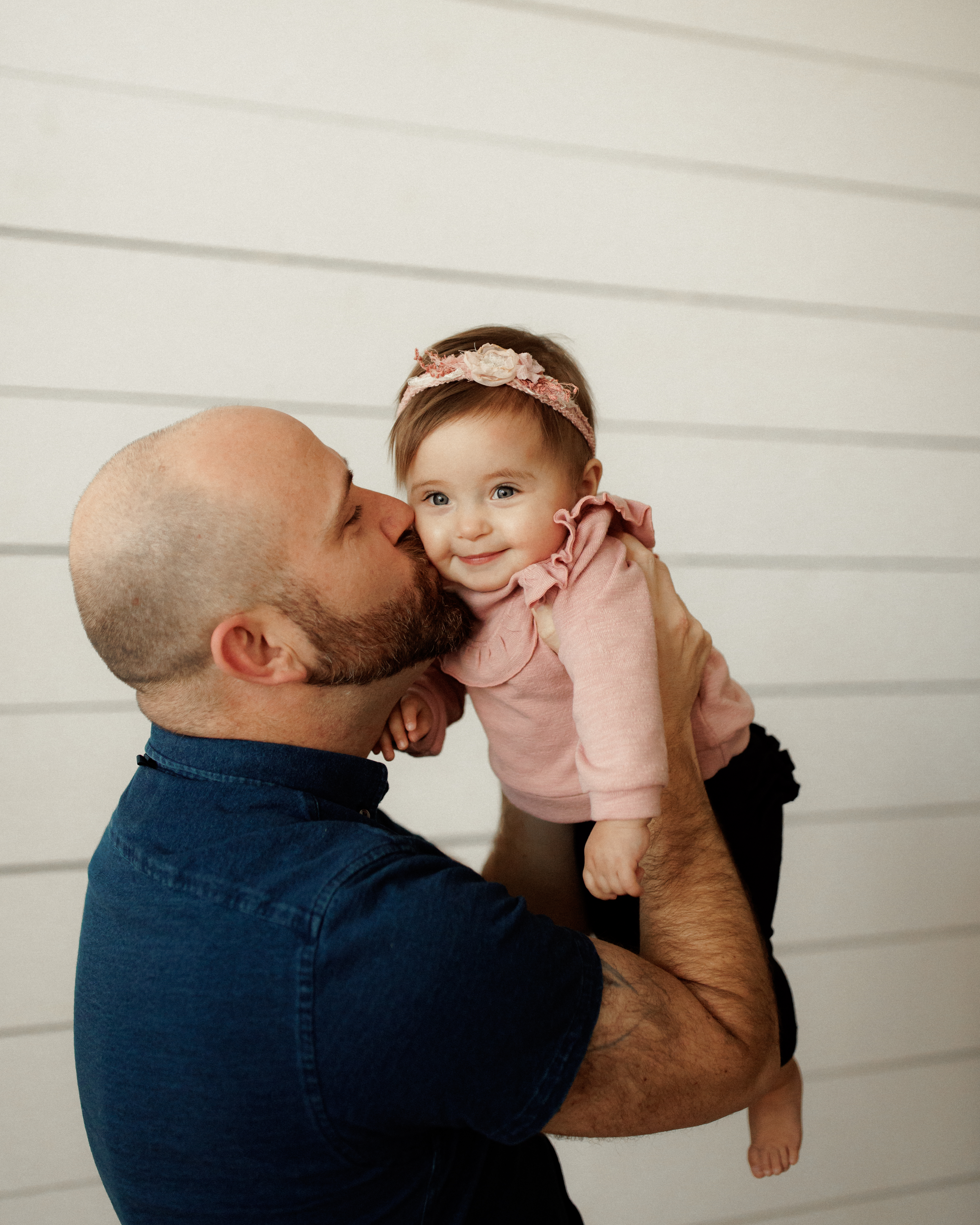 baby with her daddy, photo shoot Chicago