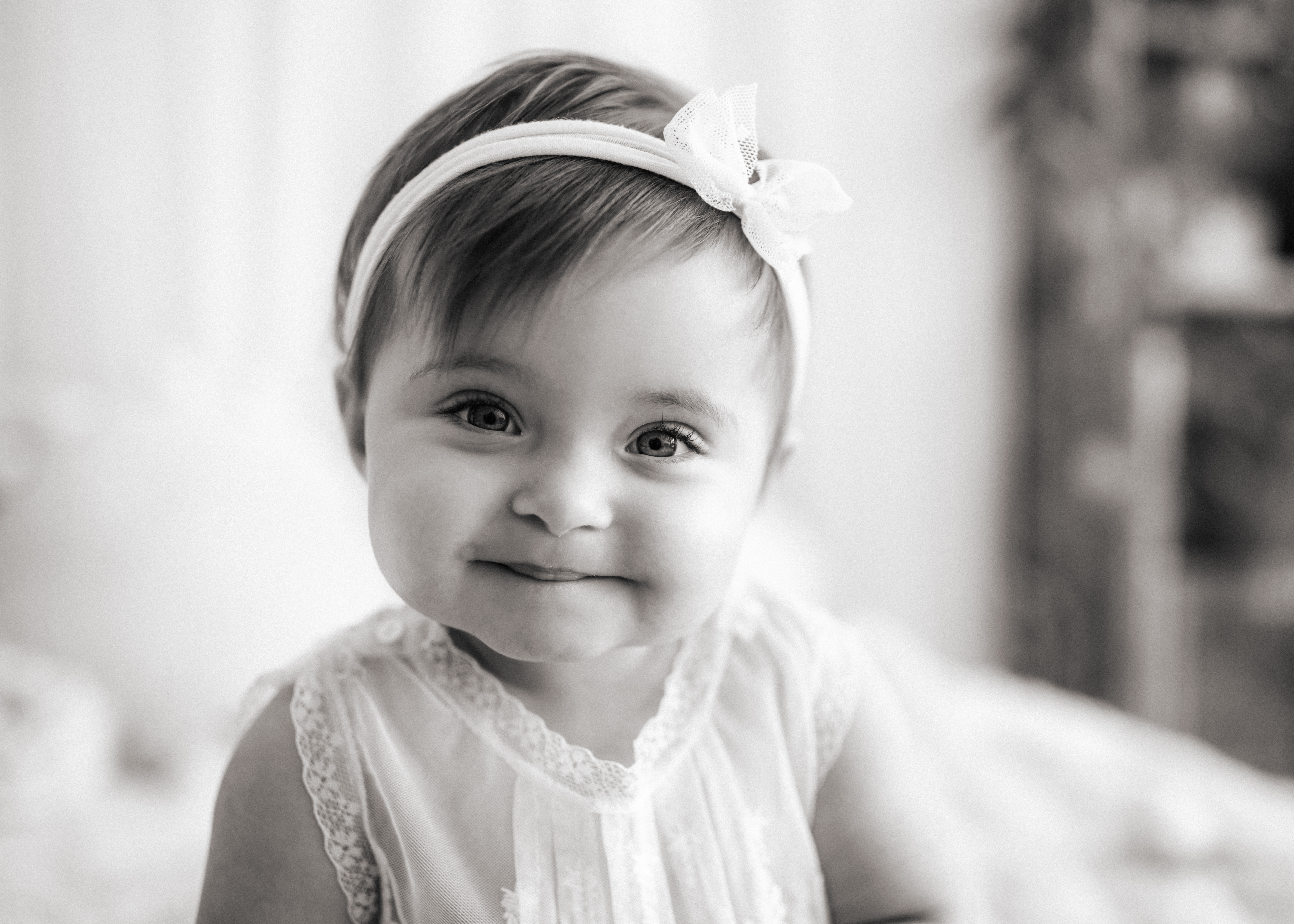 black and white baby photography