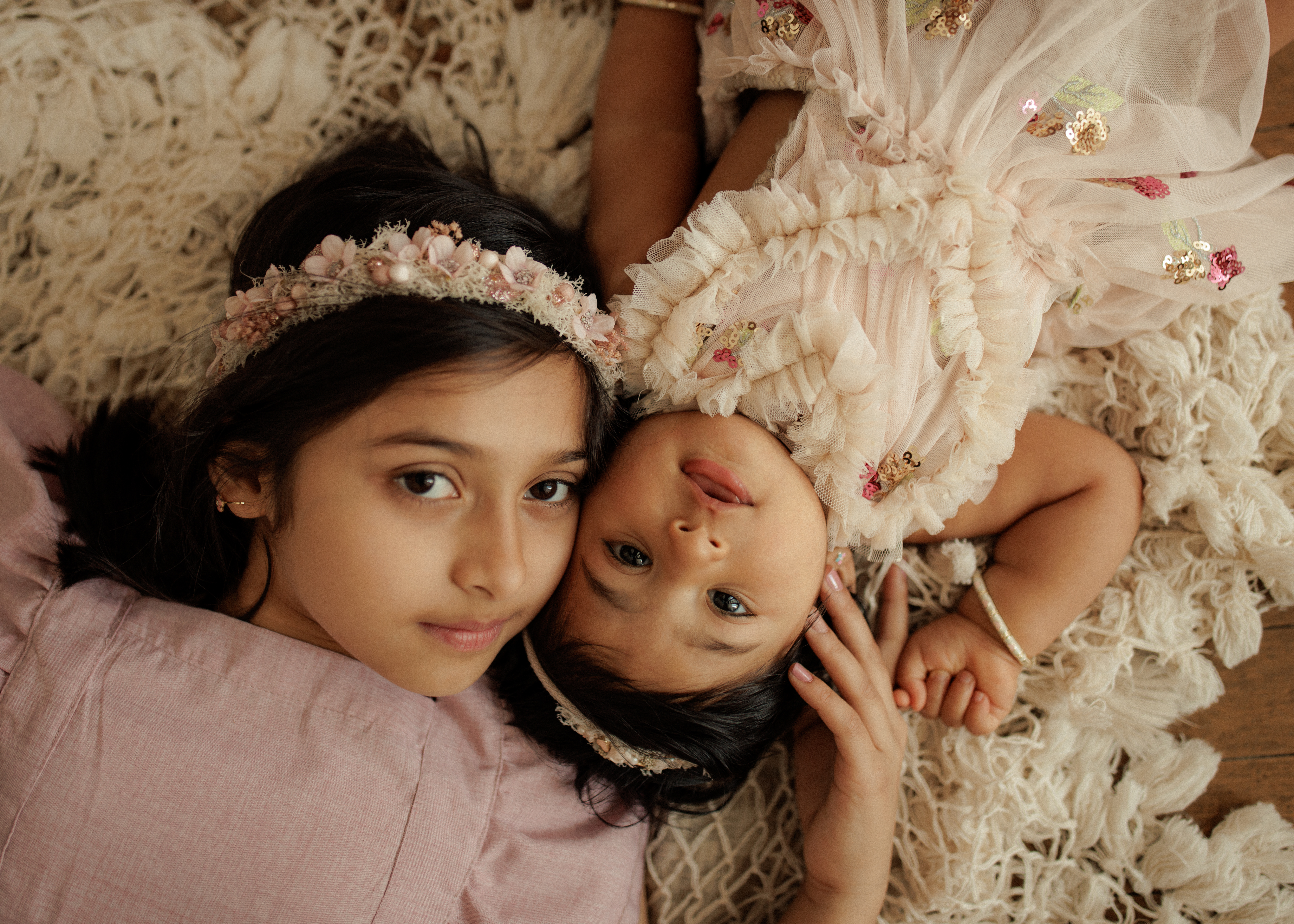 sisters in studio Chicago