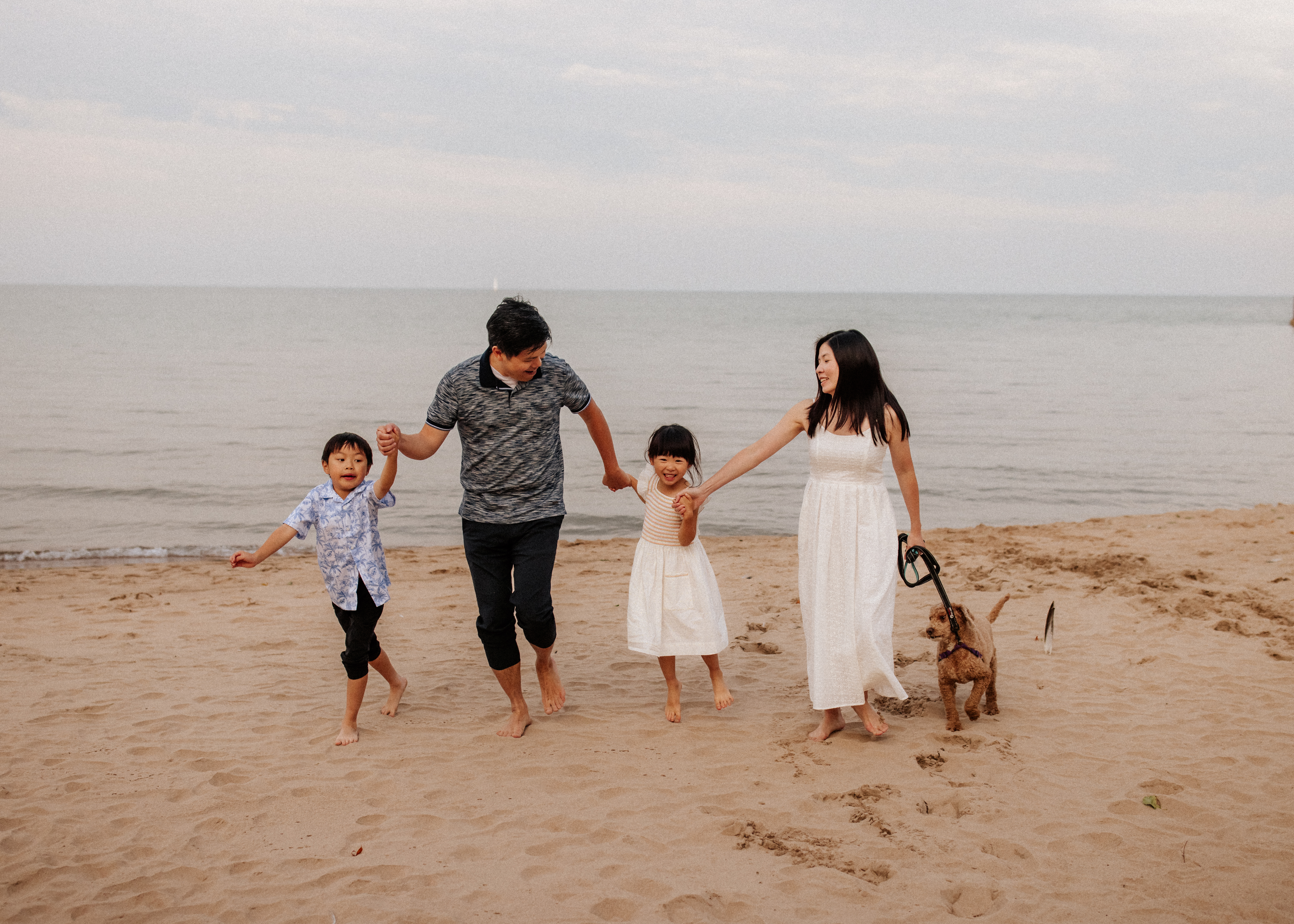 Lake Michigan beach session